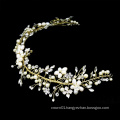 wholesale bridal floral handmade wedding hairband ladies hair accessories headband